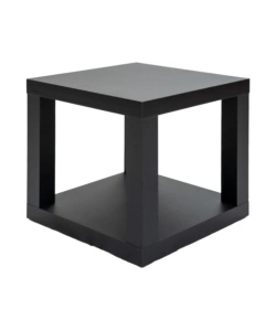 Cubo multifunzione nero, 40x40x38cm